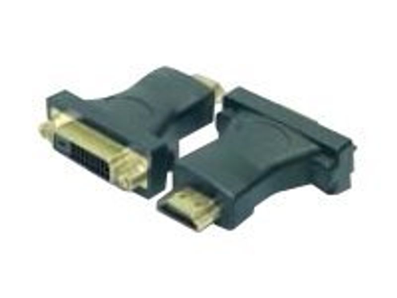 Logilink HDMI Adapter. HDMI male - DVI-D female. (Gold)
