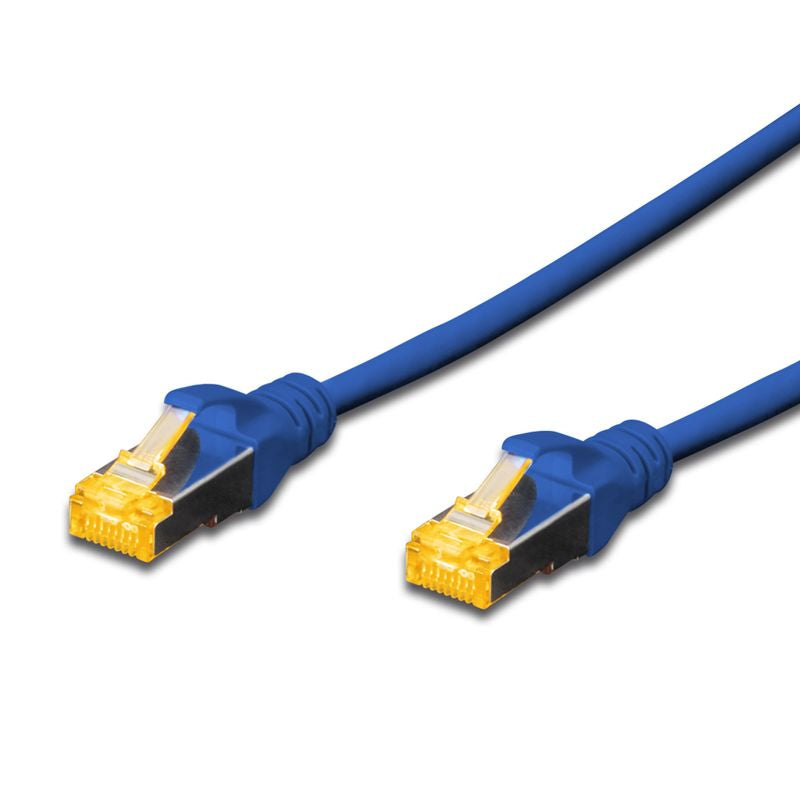 DIGITUS CAT 6A S/FTP Patchkabel, 5m, blau