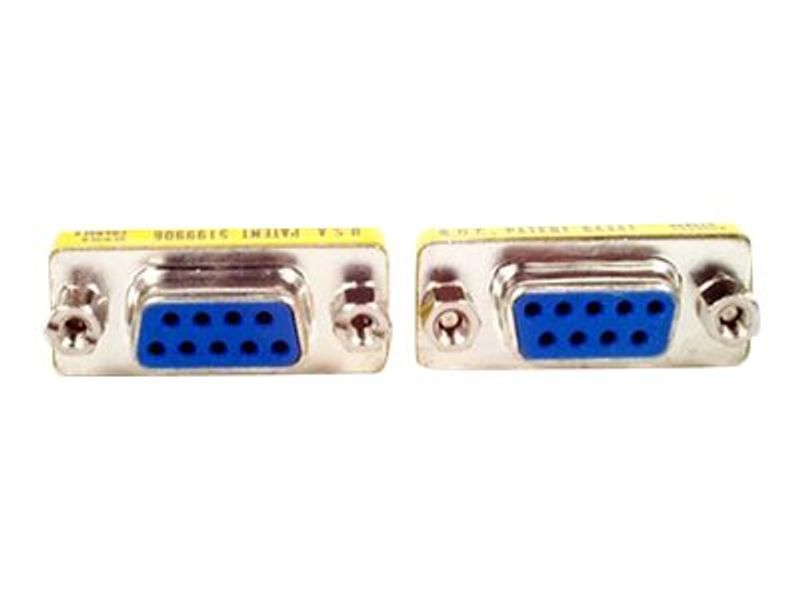 StarTech.com Slimline DB9 Serial Gender Changer - F/F - Serial gender changer - DB-9 (F) to DB-9 (F) - GC9SF - Serial gender converter - DB-9 (F) to D