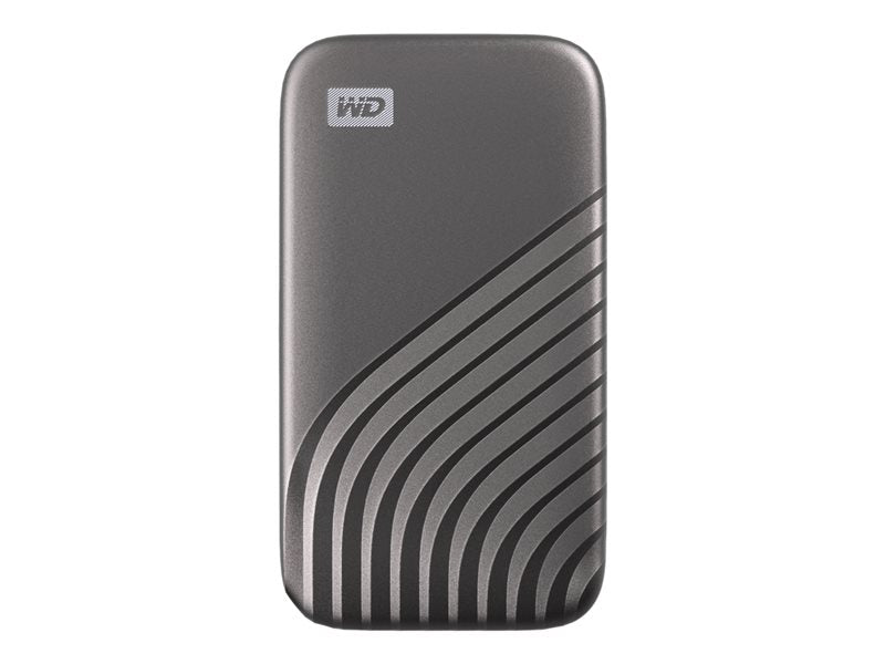 WD My Passport SSD WDBAGF0040BGY - SSD - encrypted - 4 TB - external (portable) - USB 3.2 Gen 2 (USB-C connector) - 256-bit AES - grey