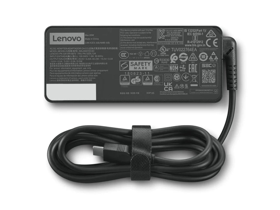 Lenovo 45N0254 65W Slim Tip AC Adapter with EU Plug