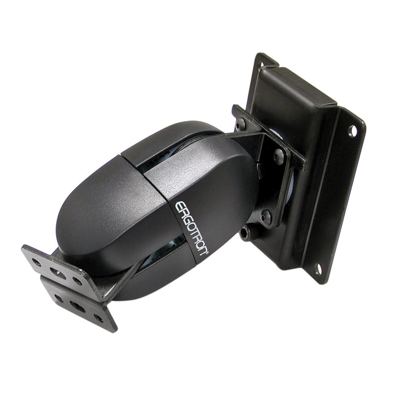 ERGOTRON Wandhalterung Serie 100 grau + schwarz neig-schwenk drehbar bis 68,6cm 27Zoll max 11,3kg. VESA 75x75 100x100mm