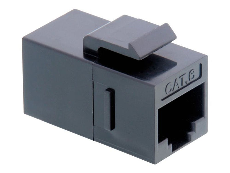 Keystone Verbinder Cat.6 UTP. 2xRJ45. black LogiLink