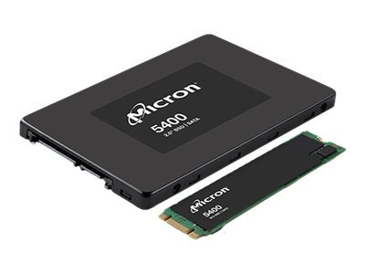 Micron 5400 PRO - SSD - Read Intensive - encrypted - 480 GB - hot-swap - 2.5" - SATA 6Gb/s - 256-bit AES - TCG Opal Encryption, Self-Encrypting Drive