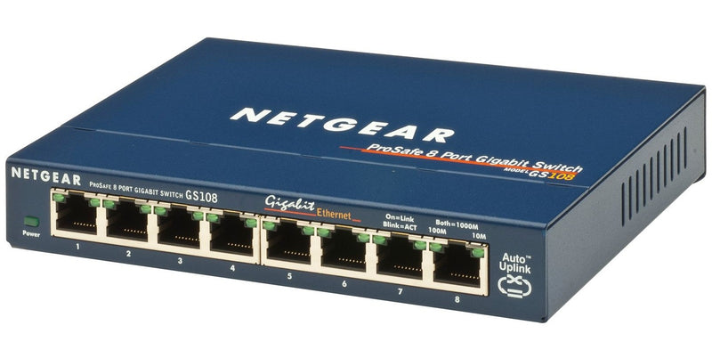 ProSAFE 8-Port Gigabit Unmanaged Desktop Switch