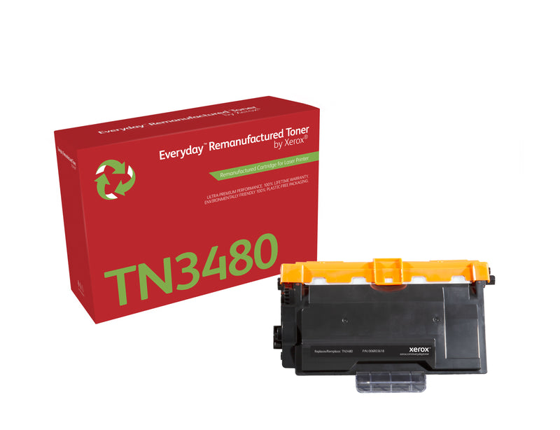 Xerox - Black - compatible - toner cartridge (alternative for: Brother TN3480) - for Brother HL-L5100, L5200, L6300, L6400, L6450, MFC-L5700, L6800, L