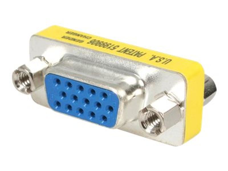StarTech.com Slimline VGA HD15 Gender Changer - F/F - HD15 gender changer - VGA coupler - VGA gender changer (GC15HSF) - VGA gender changer - HD-15 (V