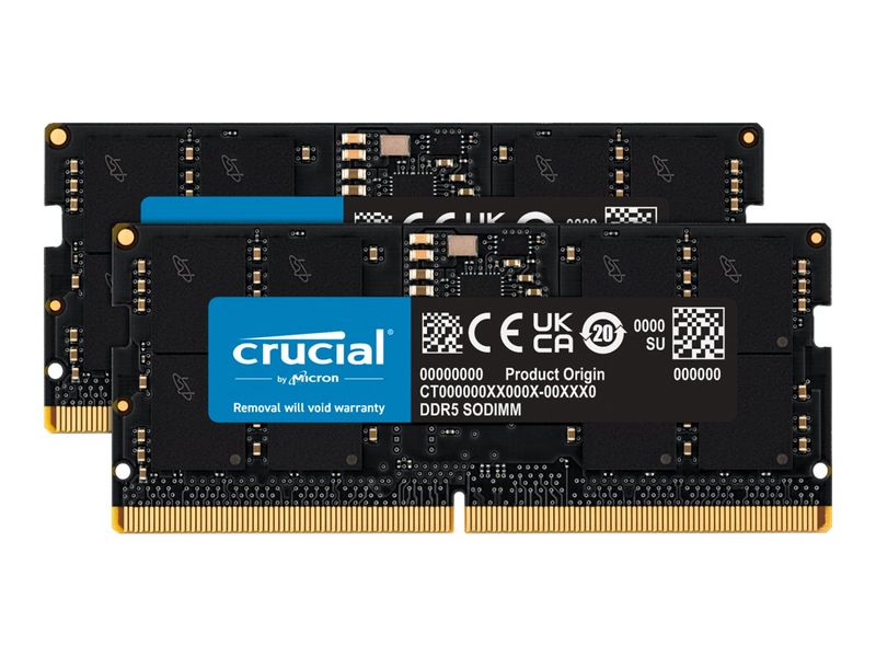 Crucial CT2K16G56C46S5 memory module 32 GB 2 x 16 GB DDR5 ECC