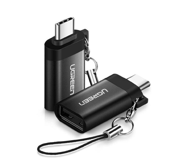 UGREEN Type C to USB 3.0 A Adapt Cable with Lanyard Space Gray