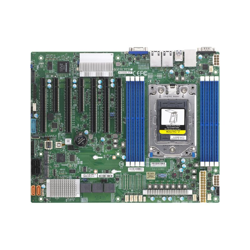 Supermicro MBD-H12SSL-CT-B H12 AMD EPYC UP platform with socket SP3Zen2core CPU,SoC