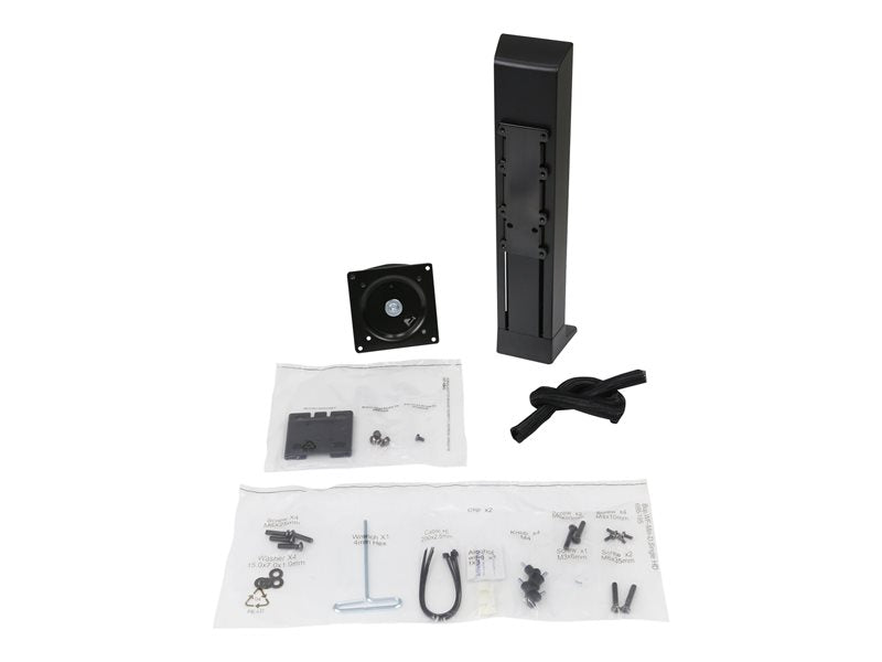 Ergotron WorkFit - Mounting kit (desk mount) - for LCD display - black - screen size: up to 30"