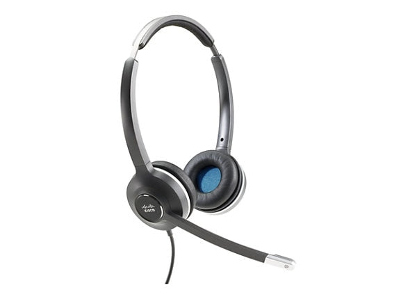 Cisco 532 Wired Dual - Headset - on-ear - wired - for IP Phone 6841, 6851, 7821, 7841, 7861, 8811, 8841, 8845, 8851, 8861, 8865, 8865NR