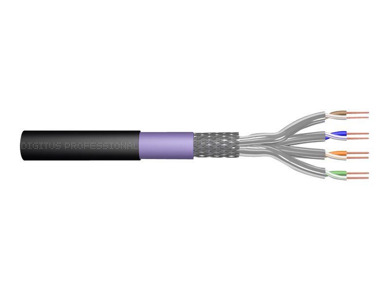 DIGITUS CAT.7 S/FTP Erdverlegekabel. simplex. PE.100m.grau
