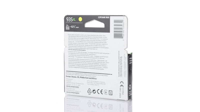 CARTOUCHE D'ENCRE N° 935 XL JAUNE