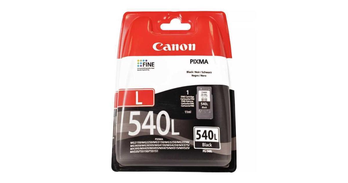 BLACK L INK CARTRIDGE/PG-540L