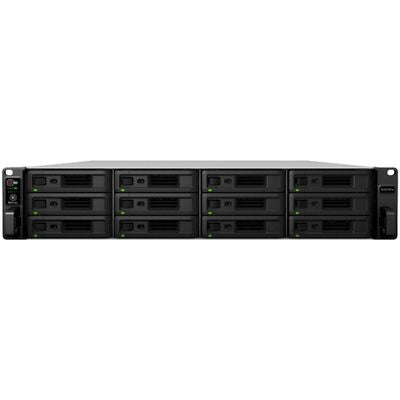 Synology RackStation RS3621RPxs - NAS server - 12 bays - rack-mountable - SATA 6Gb/s - RAID 0, 1, 5, 6, 10, JBOD, RAID F1, 1 hot spare, 10 hot spare,