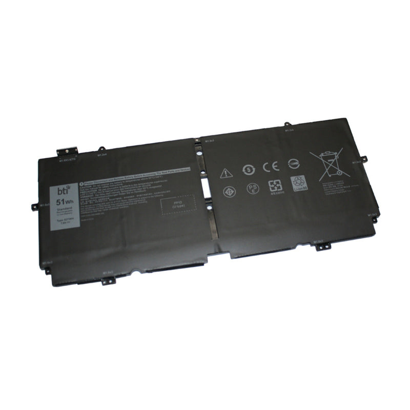 BTI 51Wh 4 cell XX3T7 compatible battery for DELL XPS 7390 2-IN-1 XPS 13 7390 2-IN-1