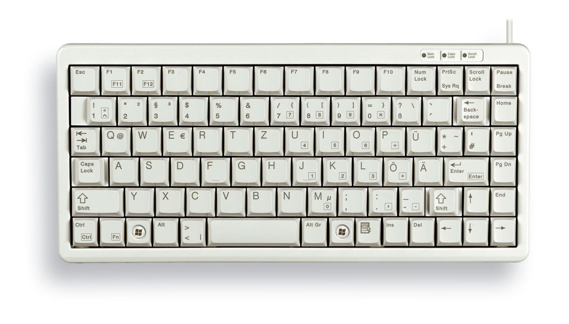CHERRY G84-4100 Compact Keyboard - Keyboard - USB - QWERTY - UK