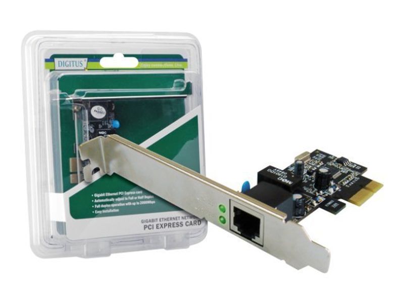 Digitus Gigabit Ethernet PCI Express Card, 2-port