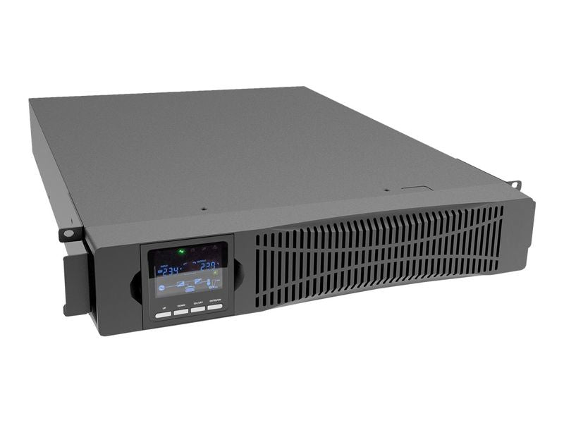 Uninterruptible Power Supply (UPS) Online Rack 19" LCD 1500VA/1,500W 3x12V/9Ah 8xC13 1xC14 USB RS232 RJ45 Depth 460mm