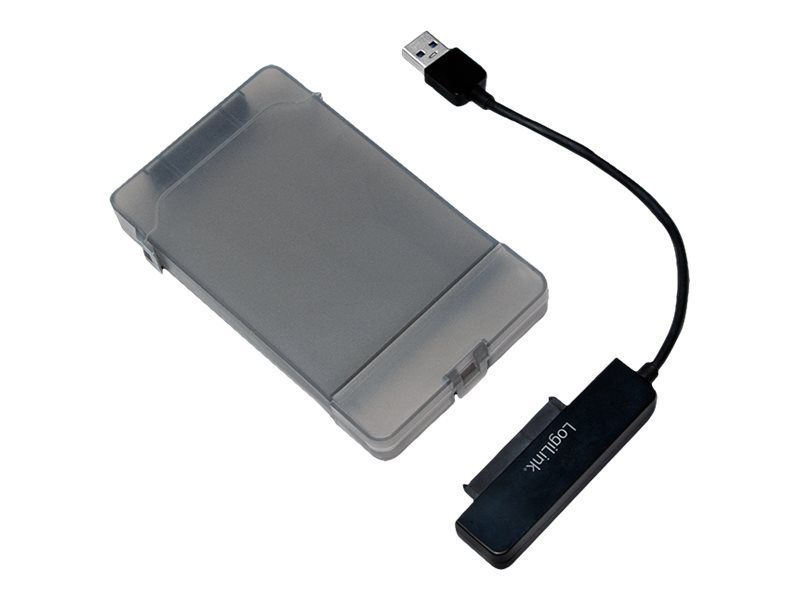 LogiLink AU0037 Speicherlaufwerksgehäuse 2.5 Zoll HDD / SSD-Gehäuse Grau
