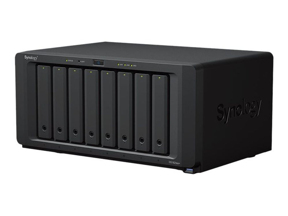 Synology Disk Station DS1823XS+ - NAS server - 8 bays - SATA 6Gb/s - RAID RAID F1, JBOD, 0, 1, 5, 6, 10 - RAM 8 GB - Gigabit Ethernet / 10 Gigabit Eth