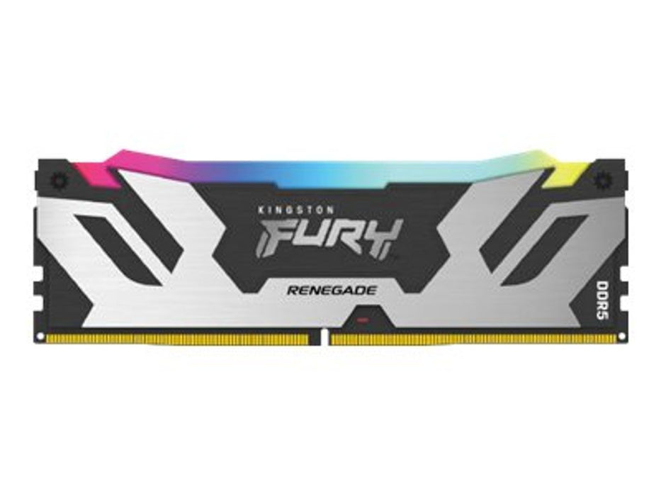 Kingston FURY Renegade RGB - DDR5 - kit - 32 GB: 2 x 16 GB - DIMM 288-pin - 6400 MT/s / PC5-51200 - CL32 - 1.1 V - unbuffered - on-die ECC