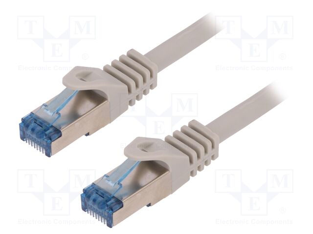 Logilink Patchkabel mit Cat7-Rohk. Primel. S/FTP grau 7,50m