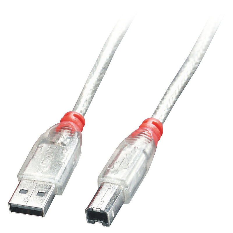 0.5M USB 2.0 CABLE TRANSPARENT