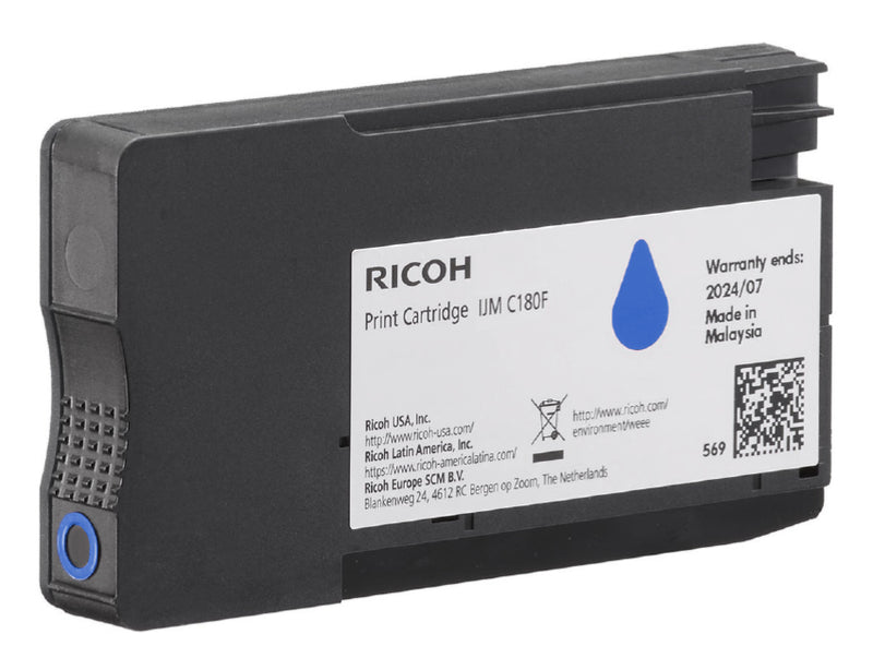 Ricoh Tinte 408518 Cyan IJM C180F