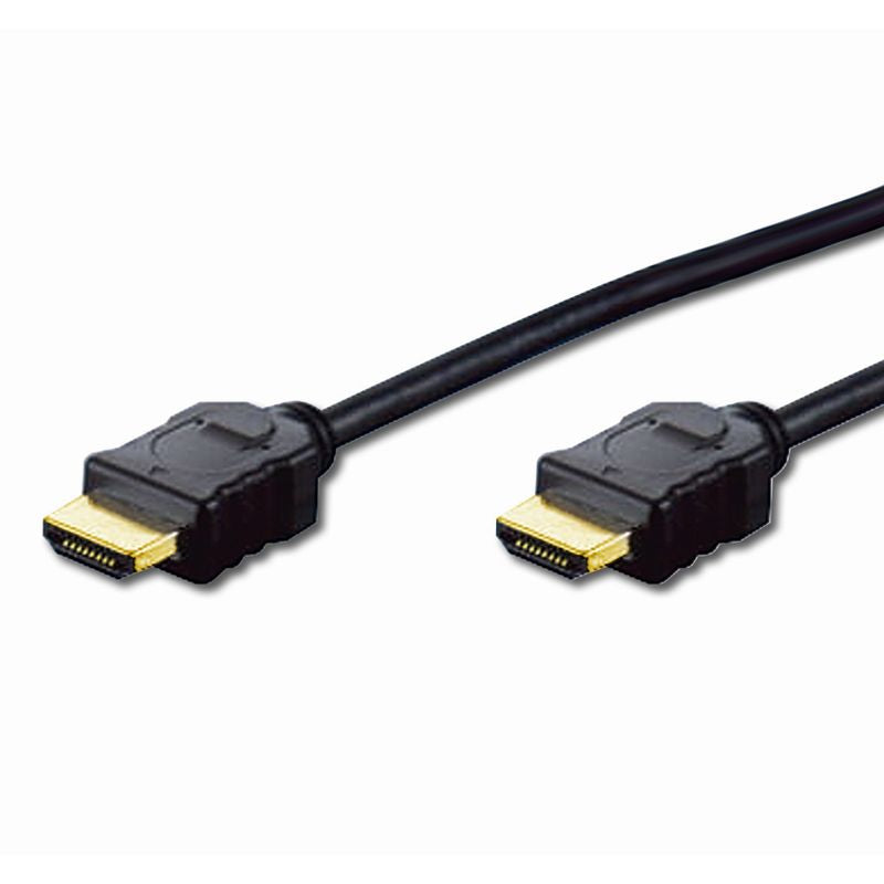 DIGITUS HDMI High Speed mit Ethernet Anschlusskabel, 5m, sw