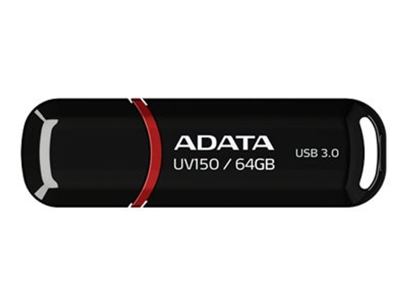 ADATA 64GB DashDrive UV150 USB flash drive USB Type-A 3.2 Gen 1 (3.1 Gen 1) Black