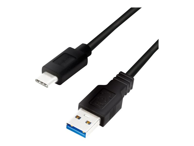USB3.2 LogiLink USB-A -> USB-C ST/ST 0,5m Black