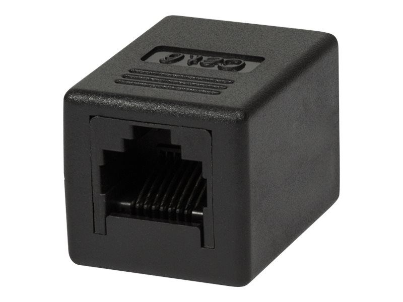 Logilink Patchkabelverbinder 1:1 2x RJ45 Cat.6 UTP, schwarz