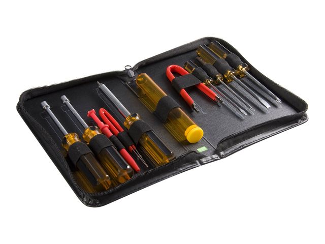 StarTech.com 11 Piece Computer Tool Kit - PC Repair Tool Kit with Zippered Vinyl Carrying Case (CTK200) - Tool kit - for P/N: ARMTBLTDT, ARMTBLTIW, AR