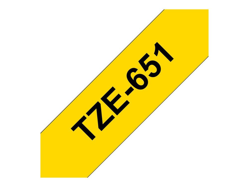 TZE-651 LAMINATED TAPE 24MM 8M
