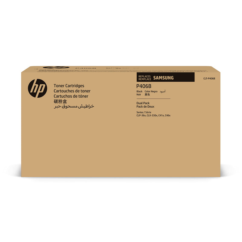 Samsung HP SU374A ehm. (CLT-P406B/ELS) Twin-Pack 2er Pack