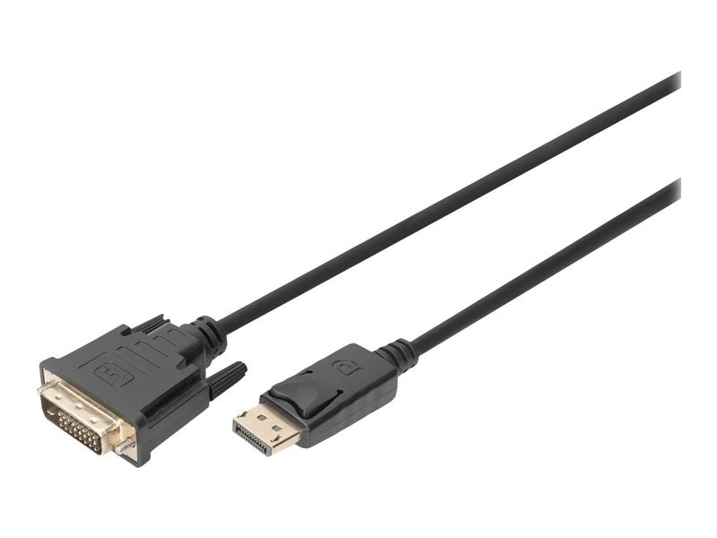DIGITUS DisplayPort Adapterkabel, DP auf DVI-D,3,0m, sw