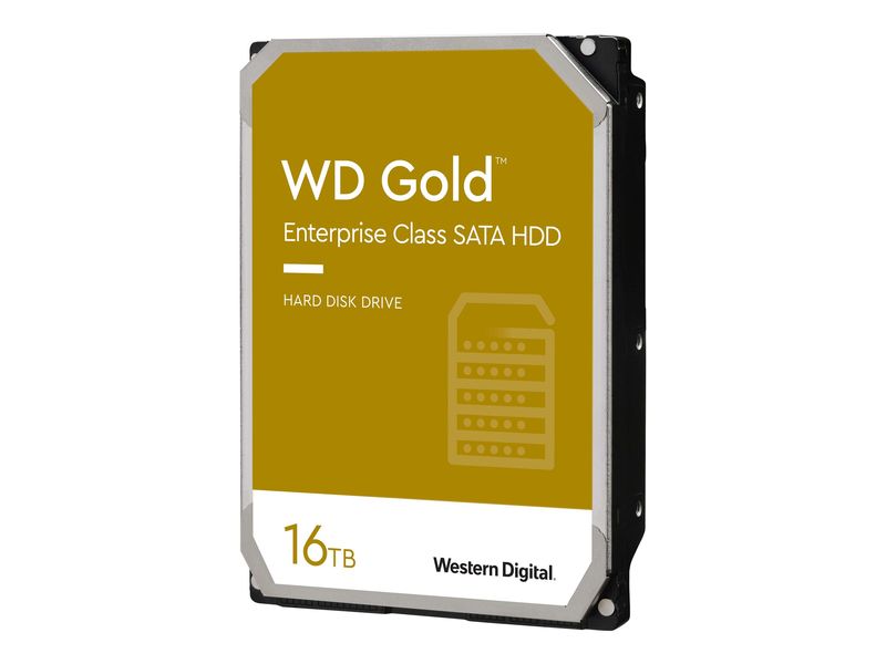 WD Gold WD161KRYZ - Hard drive - 16 TB - internal - 3.5" - SATA 6Gb/s - 7200 rpm - buffer: 512 MB