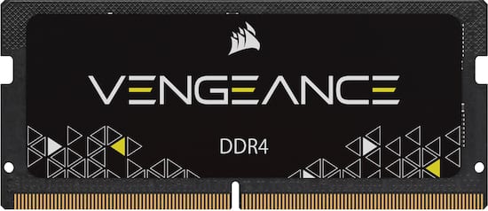 CORSAIR - VENGEANCE Performance 32GB (1PK 32GB) 3200MHz DDR4 C22 SODIMM Laptop Memory - Black