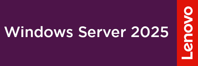 Microsoft Windows Server 2025 - Licence - 1 user CAL - for ThinkSystem SR250 V3, SR630 V3, SR650 V3, ST250 V3, ST50 V3
