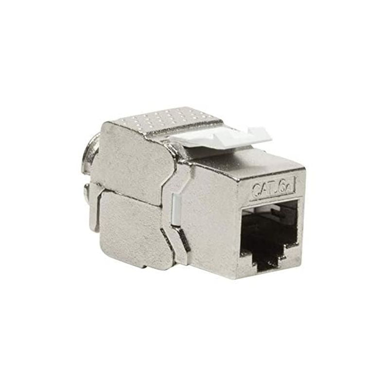 LogiLink Keystone CAT6a RJ45 Buchse STP AWG 22-26 360° Werkzeuglos
