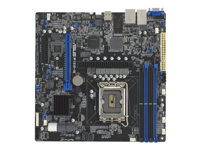 ASUS P13R-M - Motherboard - micro ATX - LGA1700 Socket - C262 Chipset - USB 3.2 Gen 1, USB 3.2 Gen 2 - Gigabit LAN - onboard graphics (CPU required)