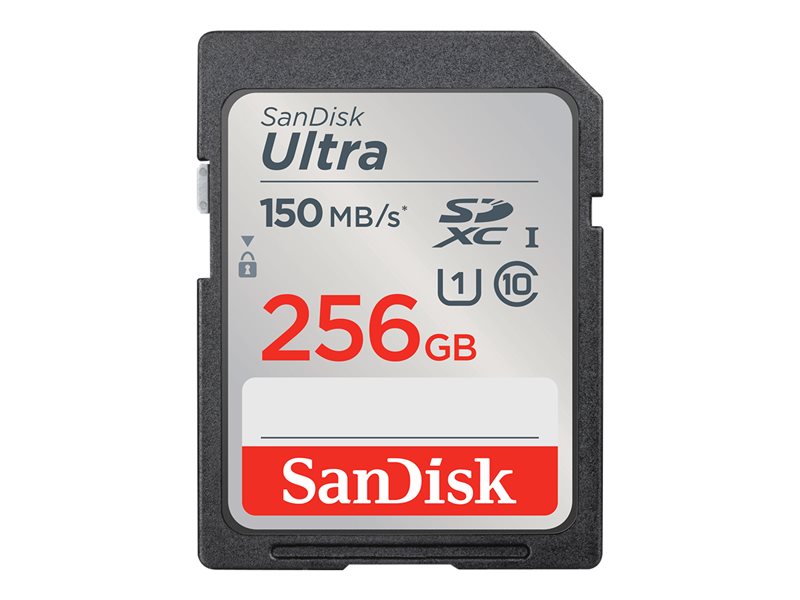 SanDisk Ultra - Flash memory card - 256 GB - UHS-I U1 / Class10 - SDXC UHS-I