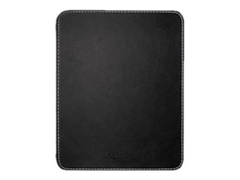 Logilink Mauspad Leder Design schwarz