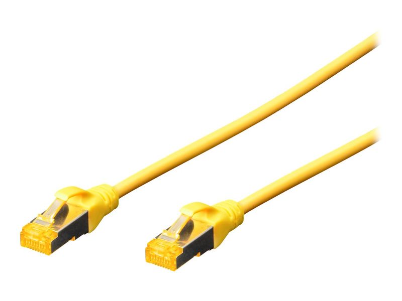 DIGITUS CAT 6A S/FTP Patchkabel, 1m, gelb