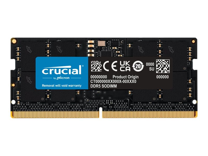 Crucial CT16G56C46S5 memory module 16 GB 1 x 16 GB DDR5 262-pin SO-DIMM ECC