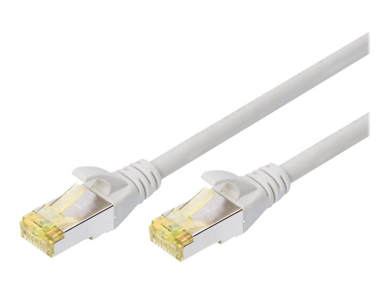 CAT 6A S-FTP patch cord, Cu, LSZH AWG 26/7, length 25 m, color grey