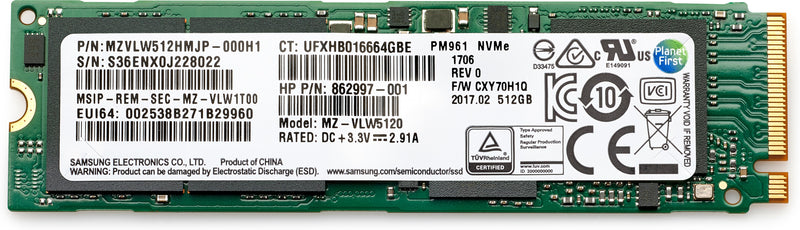 HP - SSD - 1 TB - internal - M.2 2280 - PCIe 4.0 x4 (NVMe) - for HP Z1 G8, Z1 G9, Elite 600 G9, 800 G9, EliteOne 800 G8, Pro 260 G9, 400 G9, ProDesk 4