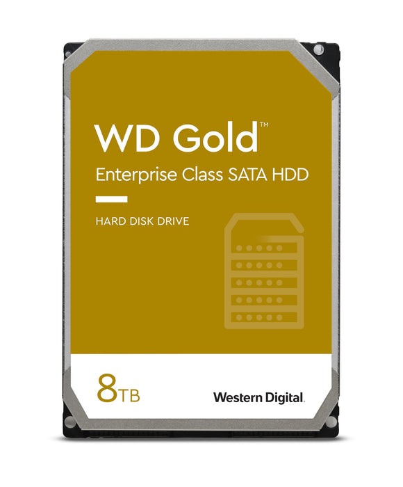 WD Gold WD8005FRYZ - Hard drive - Enterprise - 8 TB - internal - 3.5" - SATA 6Gb/s - 7200 rpm - buffer: 256 MB